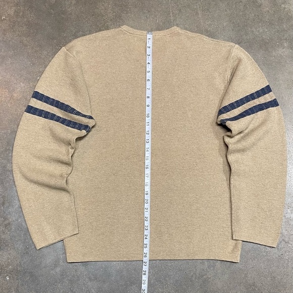 Vintage Nautica Jeans Striped Knit Heavyweight Sweater - Picture 8 of 8